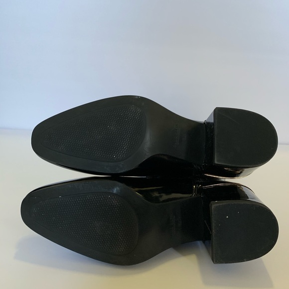 Zara basic patent leather boots - Picture 6 of 8